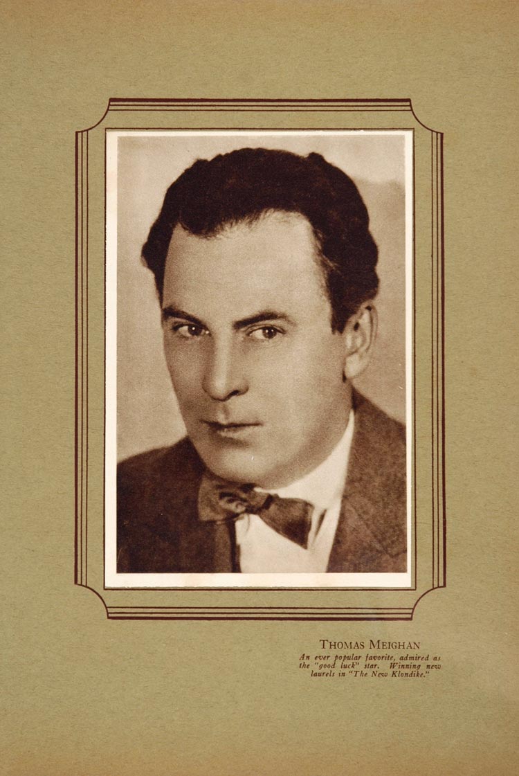 1925 Thomas Meighan Silient Film Lithograph Portrait - ORIGINAL