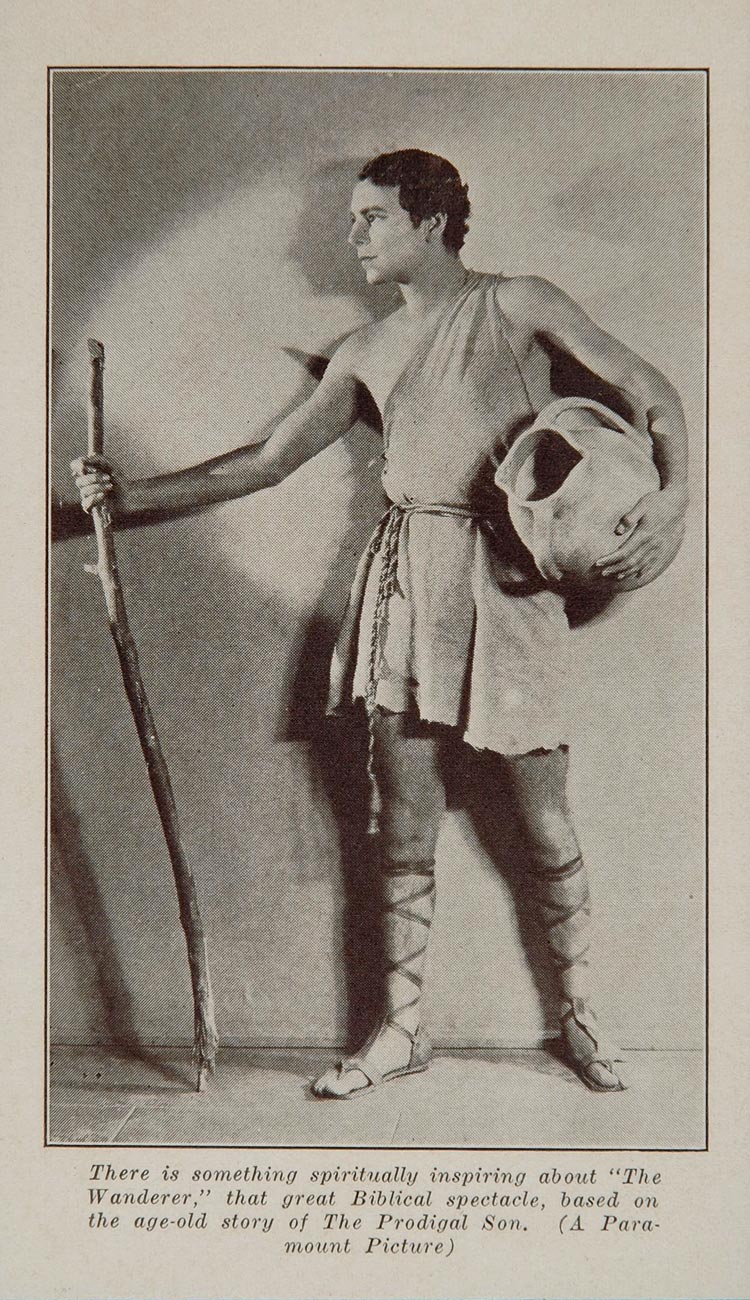 1925 Wanderer Silent Film Paramount Raoul Walsh Print ORIGINAL HISTORIC IMAGE