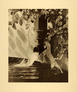 1937 Print William George Briggs Photography Water Pipe - ORIGINAL PHO1