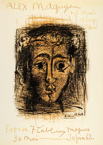 1971 Print Picasso Alex Maguy 1962 Galerie de l'ElysÌee - ORIGINAL PIC3
