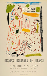 1971 Print Picasso Dejeuners Luncheons Galerie Madoura - ORIGINAL PIC3
