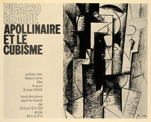 1971 Print Picasso Braque Apollinaire Cubism Art Poster - ORIGINAL PIC3