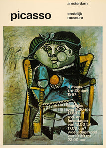 1971 Print Picasso Child with Orange Stedelijk Museum - ORIGINAL PIC3