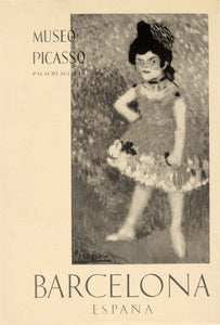 1971 Print Picasso Museo Barcelona Dwarf Dancer Poster - ORIGINAL PIC3