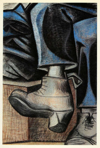 1966 Print Pablo Picasso Original Pants Shoe Still Life - ORIGINAL
