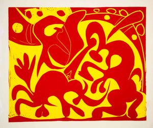 1963 Lithograph Picasso Bull Picador Matador Bullfight Bullfighting Linocut Art