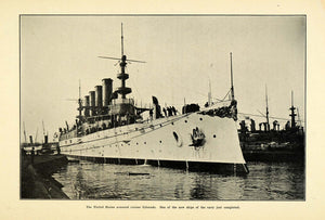 1905 Print Ship Colorado Navy Boat Military Cruiser - ORIGINAL HISTORIC PM2