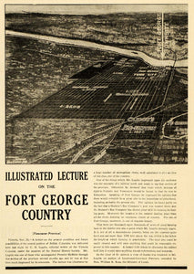 1911 Ad Fort George Vancouver Canada Fraser River City - ORIGINAL PM2