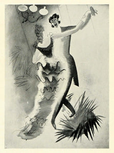 1936 Print Aristocratic La Chauve Souris Dancing Paul Colin French Art PO6