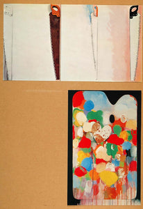 1970 Pop Art Jim Dine Six Big Saws Palette Color Prints - ORIGINAL POP1