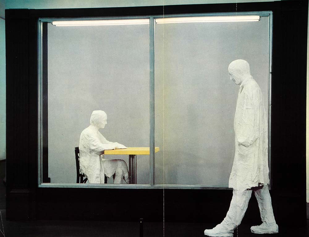 1970 Pop Art George Segal Restaurant Window 1967 Print - ORIGINAL POP1