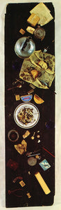 1970 Pop Modern Art Daniel Spoerri Table Robert Print - ORIGINAL POP1