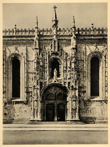 1942 Igreja de Santa Maria South Door Belem Portugal - ORIGINAL POR1