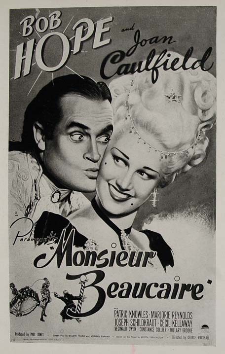 1947 Print Monsieur Beaucaire William Hannemann Poster ORIGINAL HISTORIC POS1