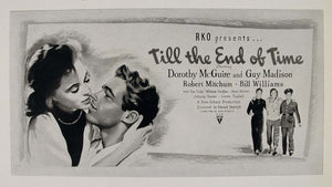 1947 Print RKO Film Till End of Time Morr Kusnet Poster ORIGINAL HISTORIC POS1