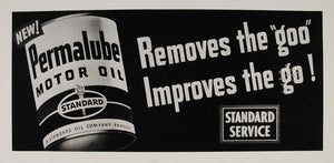 1947 Print Permalube Oil Can Potter-Zielgler Poster Ad ORIGINAL HISTORIC POS1