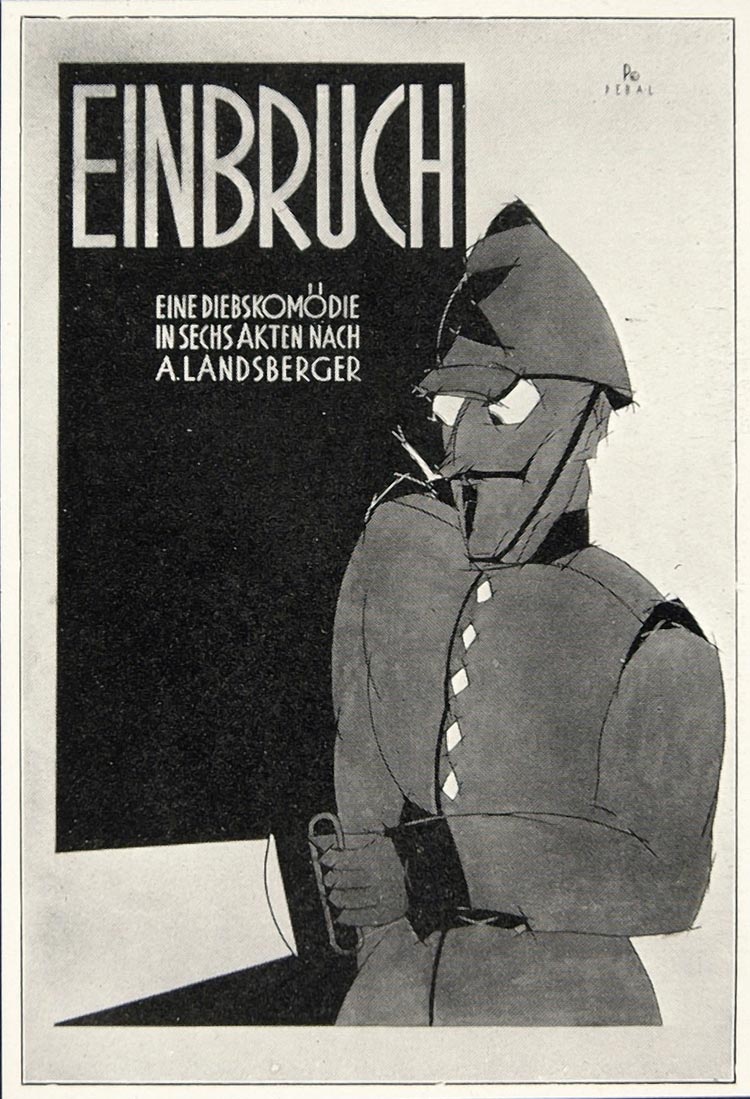 1928 Print Einbruch Wiener Lichtbilderei Ad Kurt Pebal ORIGINAL HISTORIC IMAGE
