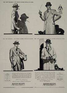 1928 Austin Reed's Regent St. Men Clothes Tom Purvis Ad ORIGINAL HISTORIC IMAGE