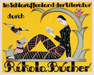 1926 Rikola Bucher Books Verlag Lupus Mini Poster Print - ORIGINAL POS8A