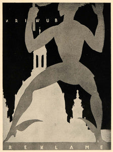 1926 Bruno Grimmer Kriwub Reklame German Poster Print ORIGINAL HISTORIC POS8A