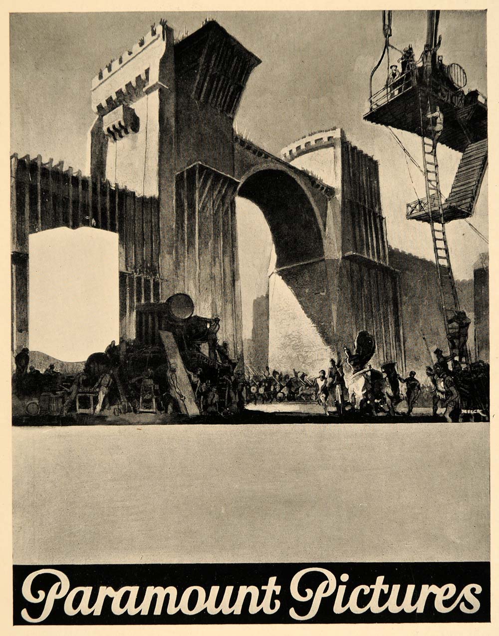 1926 Paramount Pictures Movie Set Film Poster Print - ORIGINAL HISTORIC POS8A