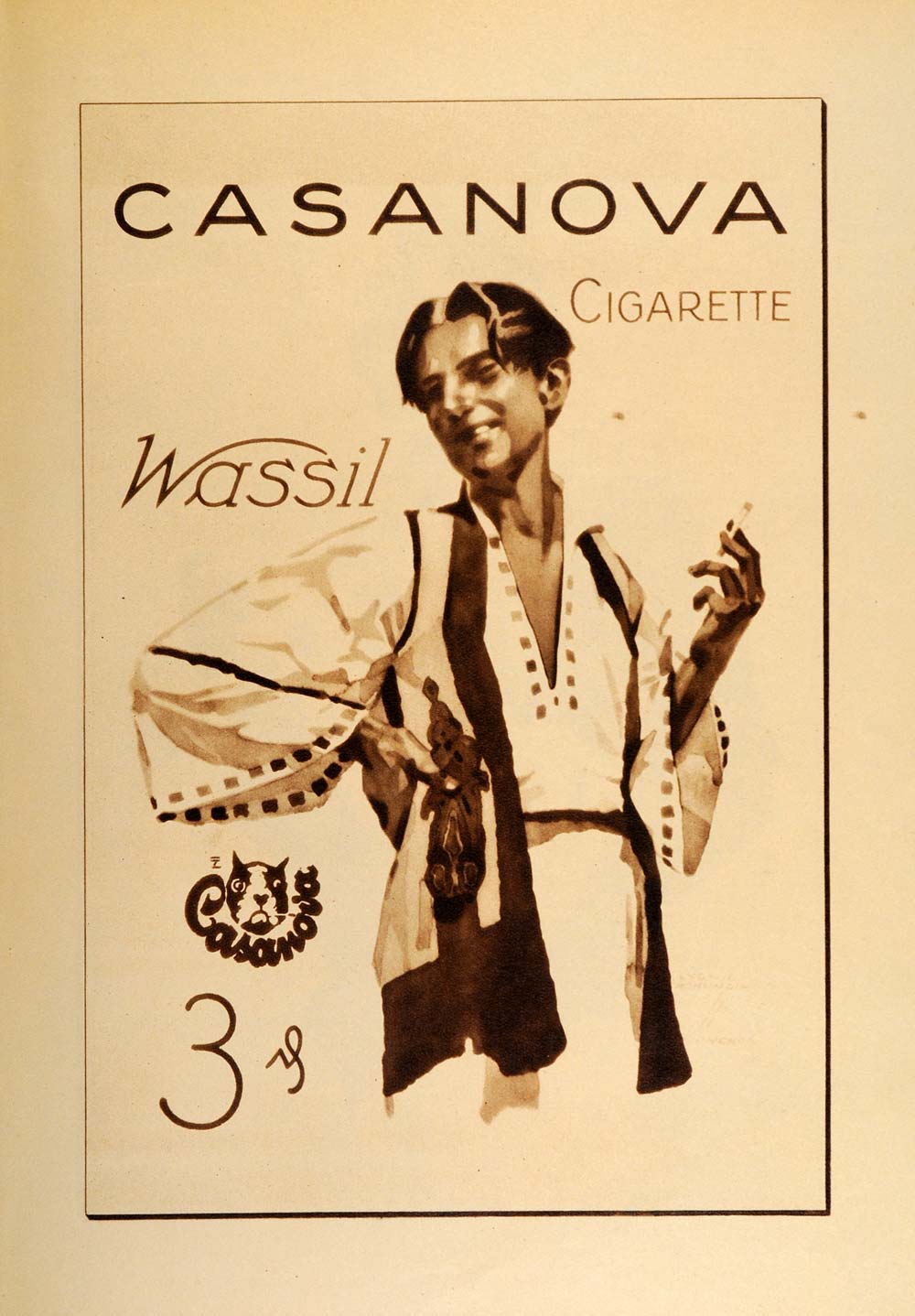 casanova tobacco 1926 Photogravure Hohlwein Casanova Cigarettes Man Smoking German Poster Art Ad casanova tobacco 1926 Photogravure Hohlwein Casanova Cigarettes Man Smoking German Poster Art Ad