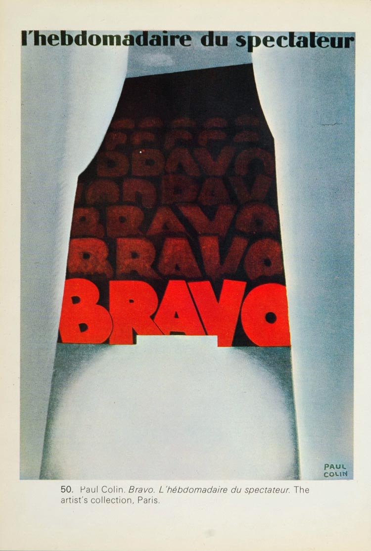 1969 Print Bravo Theatre Theater Paul Colin - ORIGINAL