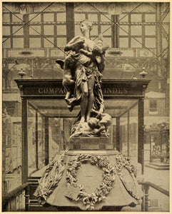 1899 Print Innocence Baffling Cupid Bronze Sculpture 1893 Chicago World PPB1