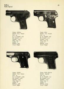 1948 Print Vest Pocket Pistol Modesl Jieffeco Joha Jubala Kaba Special Model PR3