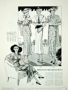 women's vintage clothing dresses 1934 Article Vintage 30's Fashion Women Summer Dresses Clothing Frock –  Period Paper Historic Art LLC