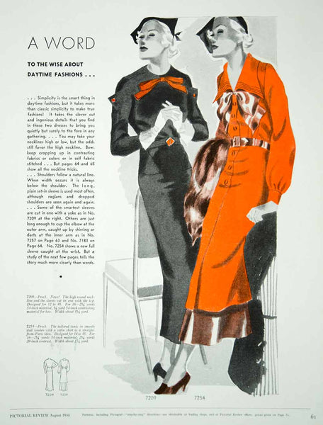 APPAREL ARTS アパレルアート1930年代 ファッション 広告 資料 PR4_052_7e2f92cb-d5a1-45b3-