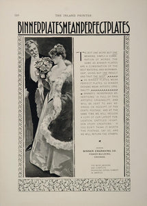 1897 ORIGINAL Ad Binner Engraving Co. J. C. Leyendecker - ORIGINAL