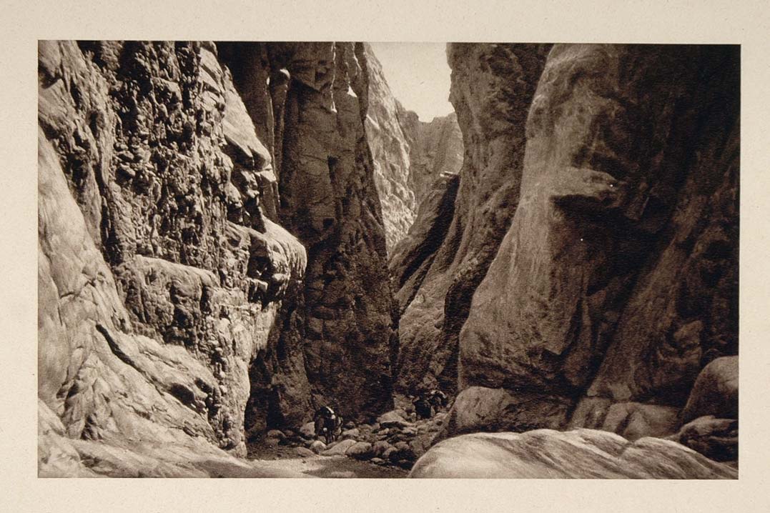 1926 Ascent Mount Sinai Monastery Peninsula Palestine - ORIGINAL PS1