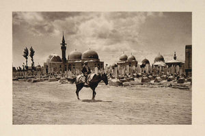 1926 Grave Fatima Damascus Syria Cemetary Karl Grober - ORIGINAL PS1