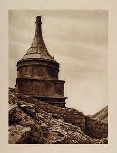 1926 Tomb of Absalom Kidron Valley Israel Palestine - ORIGINAL PHOTOGRAVURE PS1