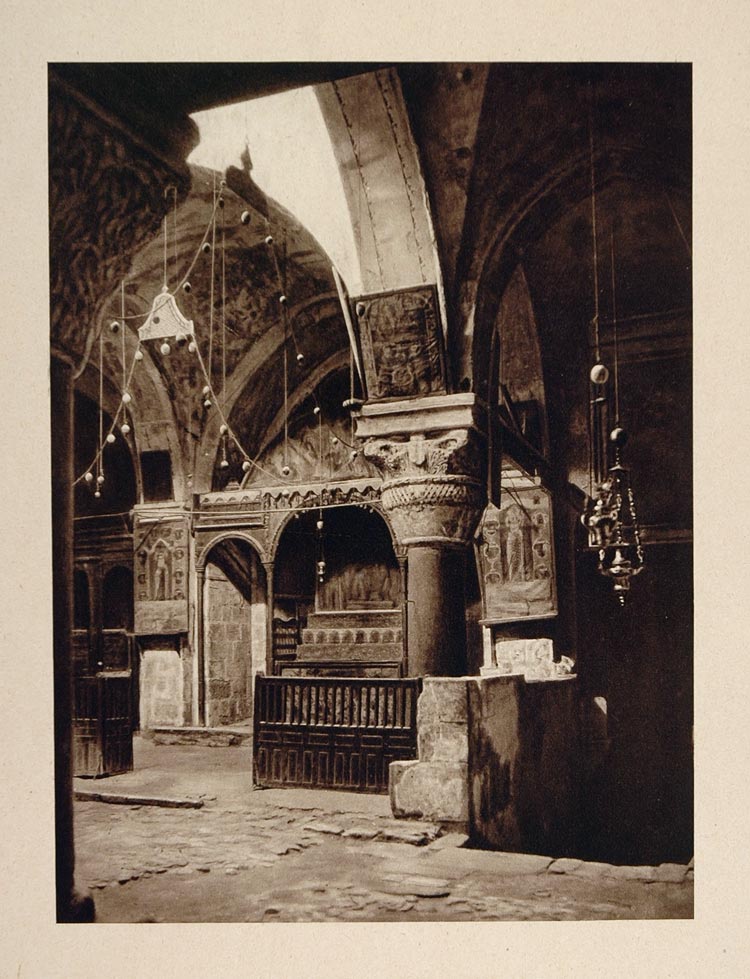1926 St. Helena Chapel Church Holy Sepulchre Jerusalem - ORIGINAL PS1
