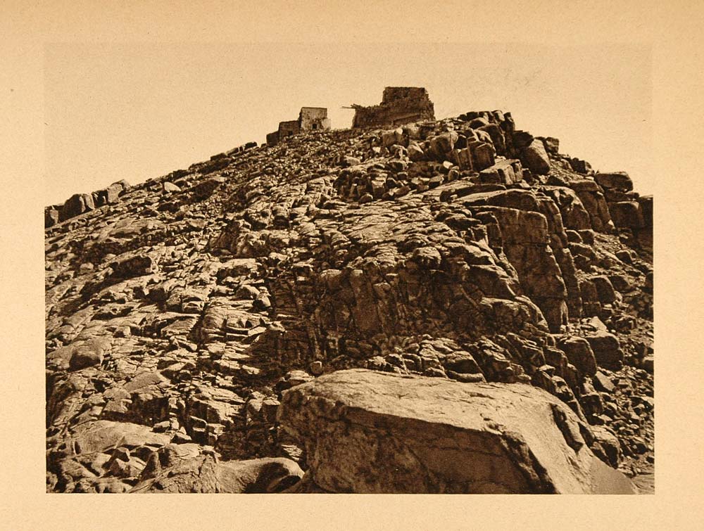 1926 Church Mosque Jebel Musa Mount Sinai Photogravure - ORIGINAL PS2