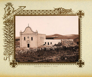 1893 Etching Nein Naim Israel Galilee Sanctuary Church - ORIGINAL PS3