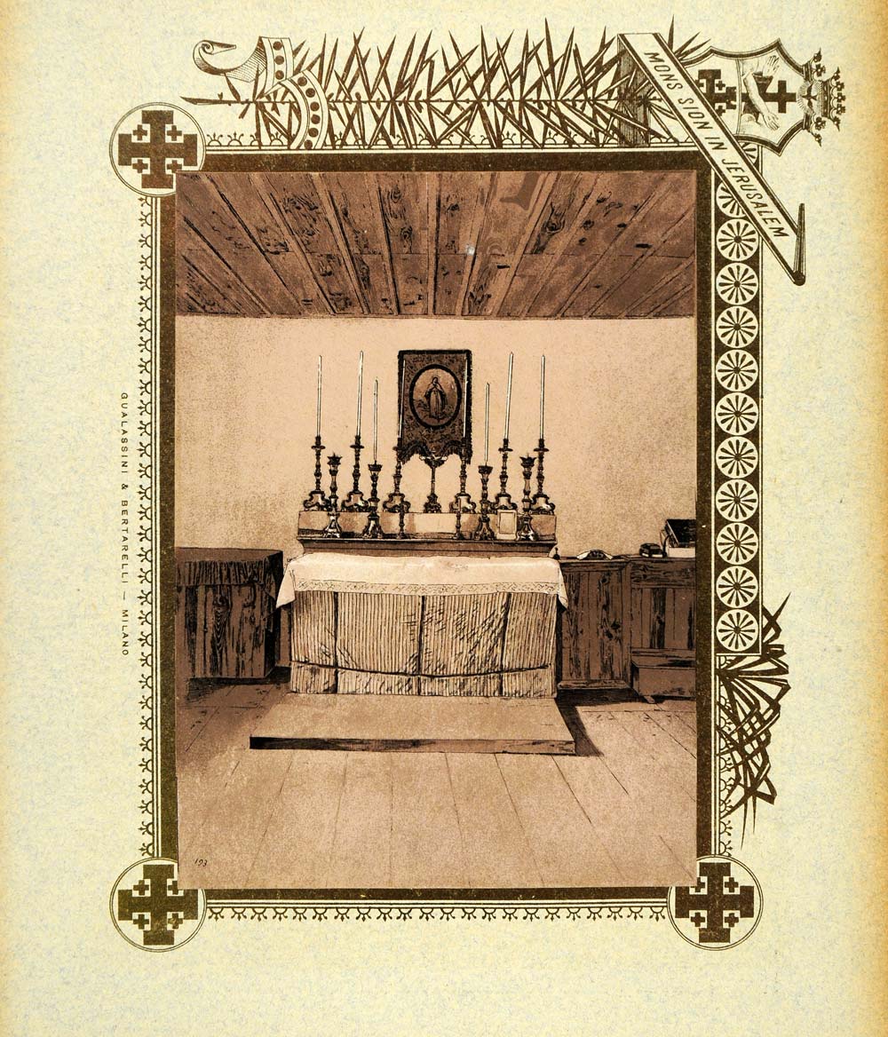 1893 Etching Mugiuk-Deresi The Temporary Chapel - ORIGINAL PS4