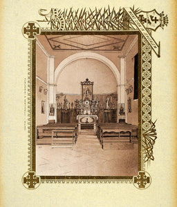 1893 Etching KafrelZajat Immaculate Conception Interior - ORIGINAL PS4