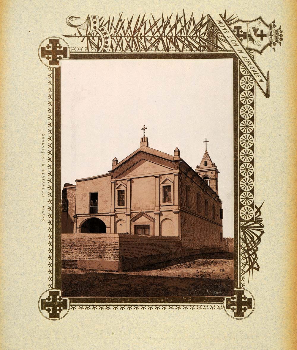 1893 Etching Damiata Church St. Francis Damietta - ORIGINAL PS4
