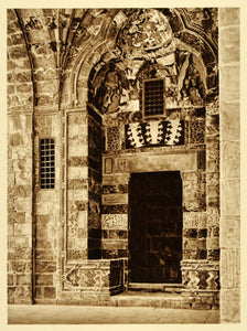 1925 Jerusalem Temple Mount Architecture Photogravure - ORIGINAL PS5
