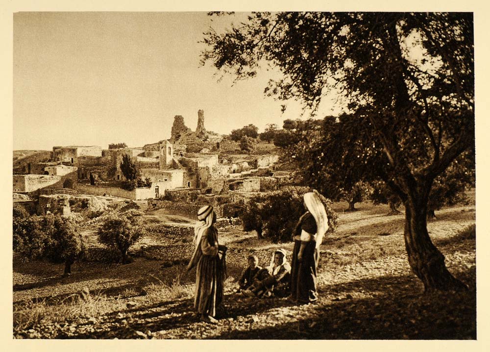 1925 Bethany Landscape al-Eizariya Lehnert & Landrock - ORIGINAL PS5