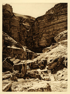 1925 Wadi en Nar Kidron Valley Judean Desert Landscape - ORIGINAL PS5