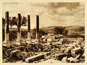 1925 Samaria Herod's Palace Ruins West Bank Palestine - ORIGINAL PS5