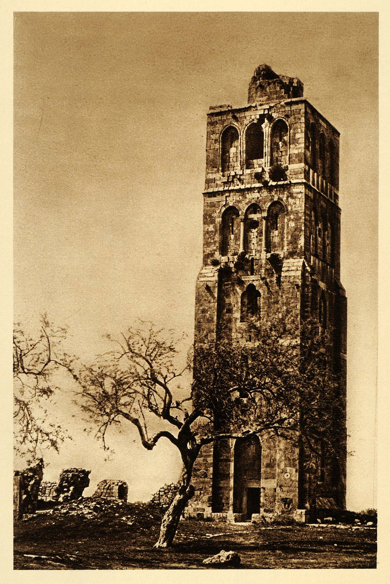 1925 Ramla Ramlah Ramie Tower White Architecture Israel - ORIGINAL PS5 ...