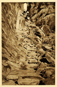 1925 Mount Sinai Confession Steps Moses Path Pilgrims - ORIGINAL PS5