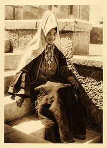1925 Bethlehem Married Woman Costume Lehnert Landrock - ORIGINAL PS6
