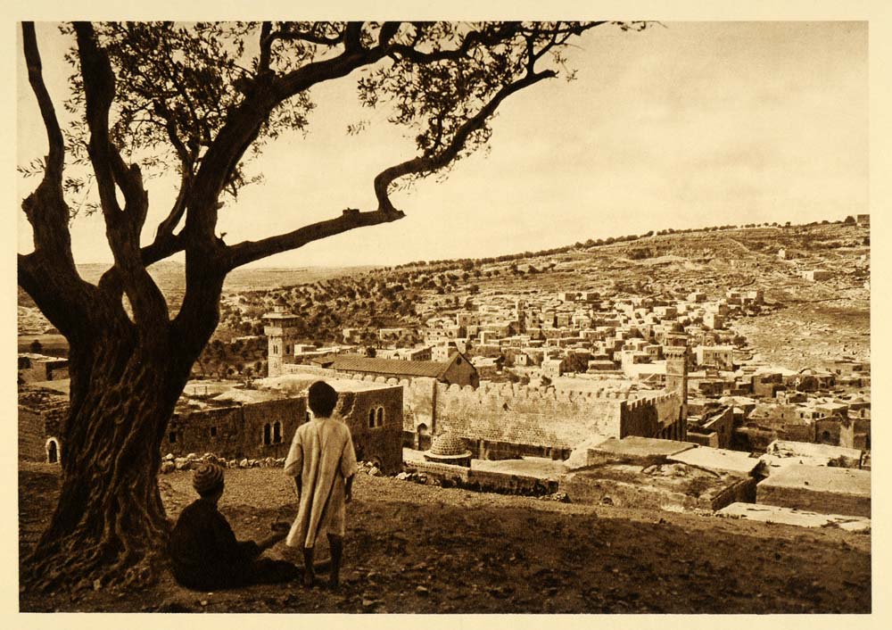 1925 Hebron City West Bank Children Lehnert & Landrock - ORIGINAL PS6