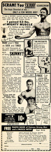 1951 Advert Jowett Institute Physical Training Workout Regime Body Building PSC2